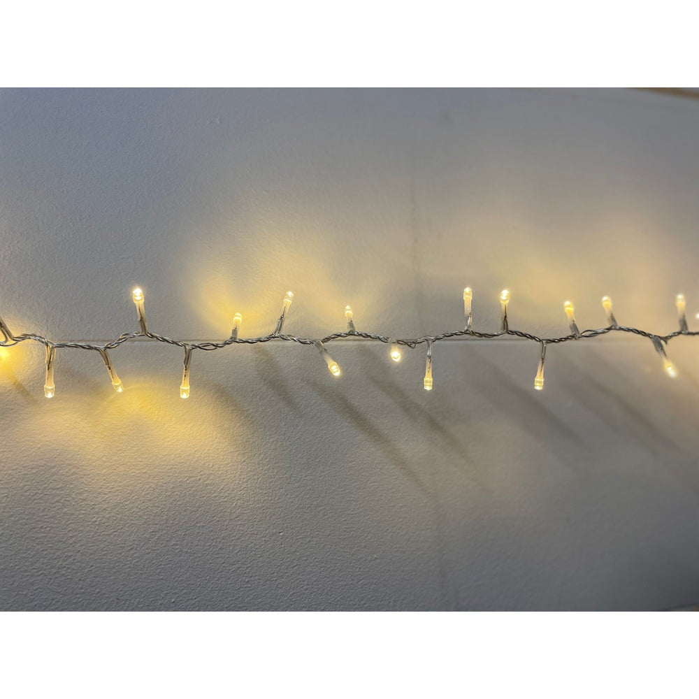 13.6m/44ft 6in Plug in LED Warm White Christmas String Light