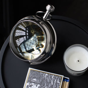 Cooper Nickel Paperweight Clock by Libra, image 4