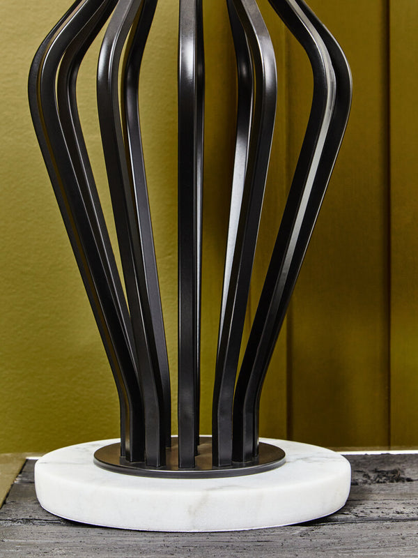 Zada Black And White Table Lamp detail image – Xshowhome furniture