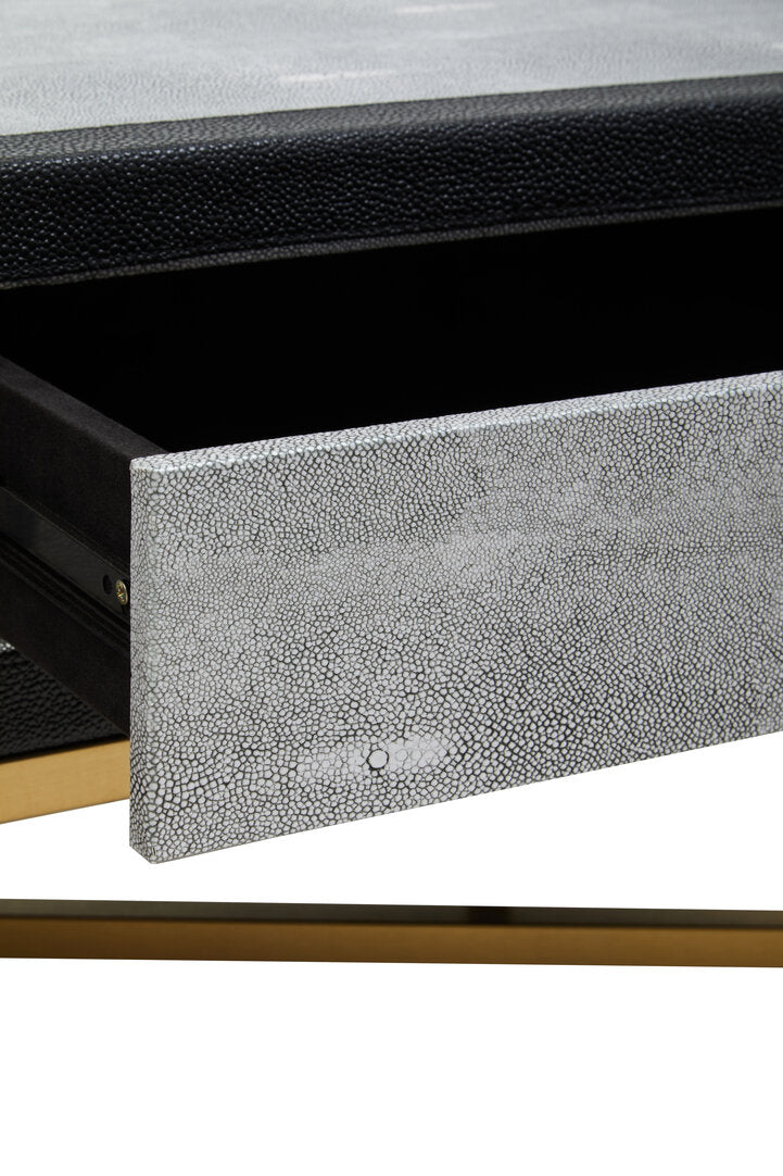 Cadiz Grey Shagreen Coffee Table – Xshowhome furniture