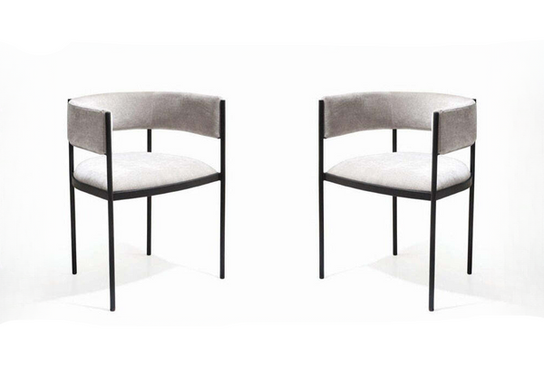 Envie I Dining Chair - Set of 2 - Giselle Grey Beige - Tommy Franks