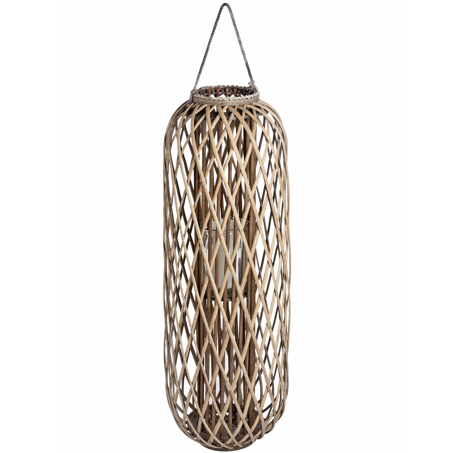 Huge Standing Wicker Lantern