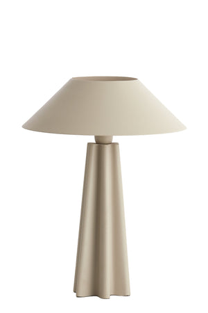 Table lamp Ø38x49 cm CUKAI matt beige | Light & Living