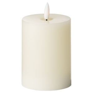 Luxe Collection Natural Glow 3x4 LED Cream Candle