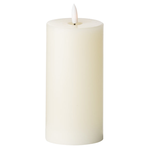 Luxe Collection Natural Glow 3x6 LED Cream Candle