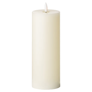 Luxe Collection Natural Glow 3x8 LED Cream Candle
