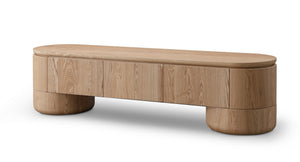 Berwick TV Unit - Ash Oak - Tommy Franks