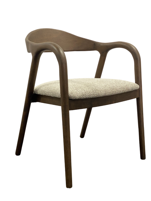 Dining chair Mihara mocca fancy fire retardant
