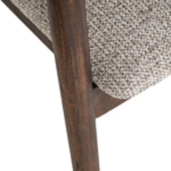 Dining chair Mihara mocca fancy fire retardant