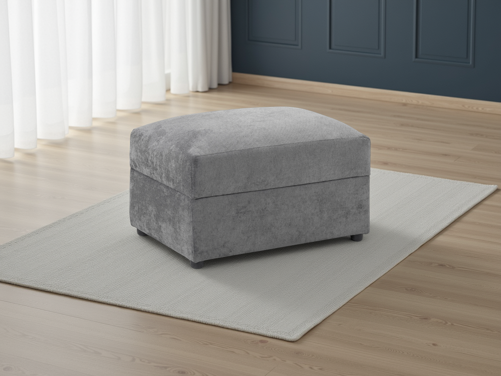Maxwell Sofa Grey Footstool - Xshowhome