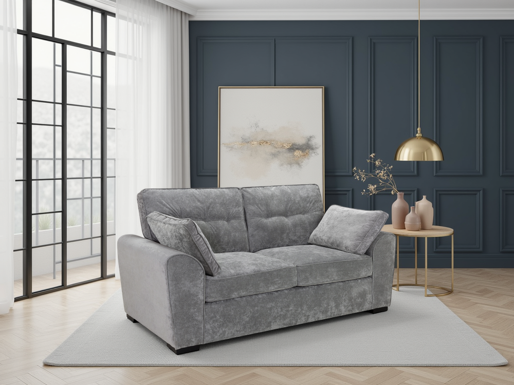 Maxwell Sofa Grey 3 Seater - Xshowhome