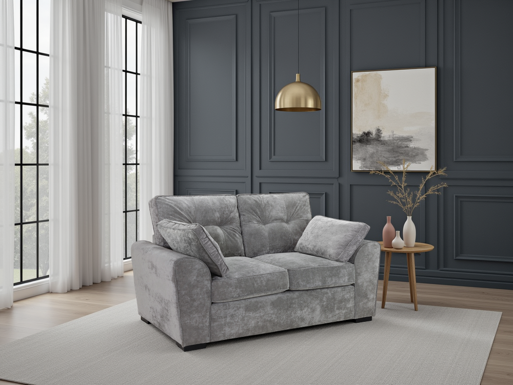 Maxwell Sofa Grey 2 Seater - Xshowhome