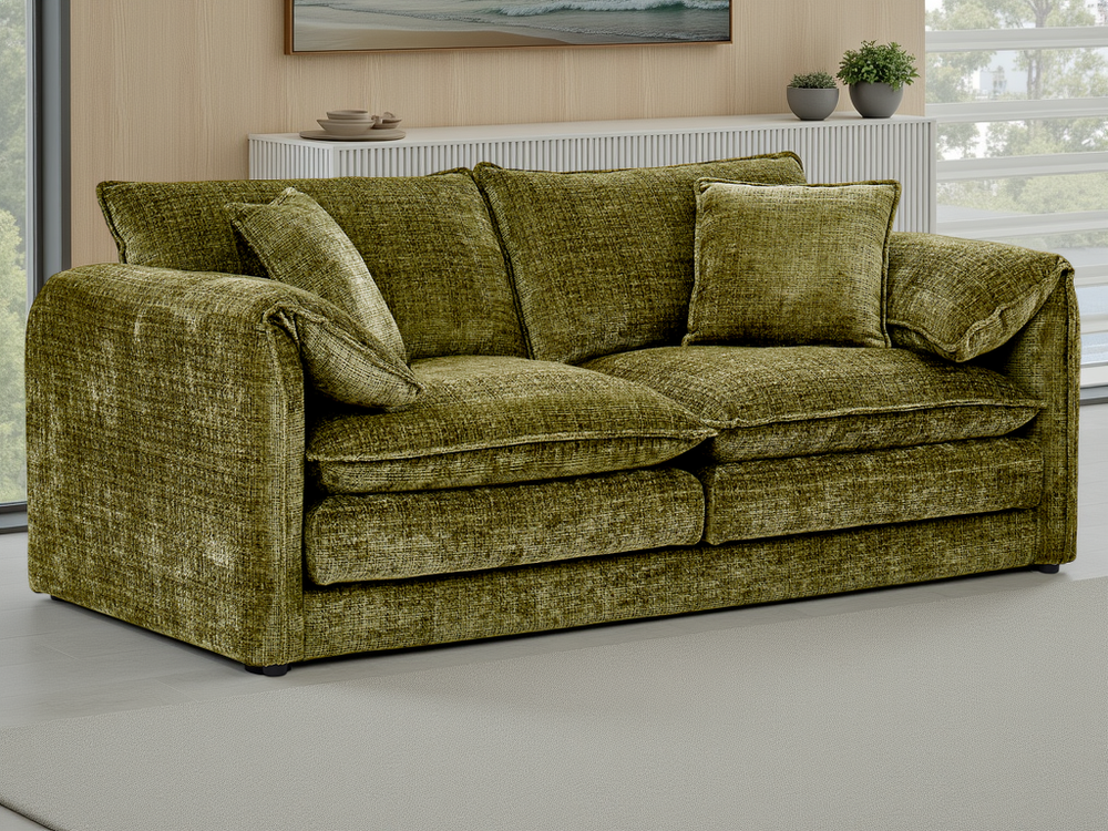 Solaya Sofa Green 3 Seater - Xshowhome