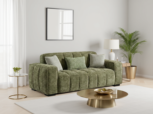 Paris Sofa Olive 3 Seater - Xshowhome