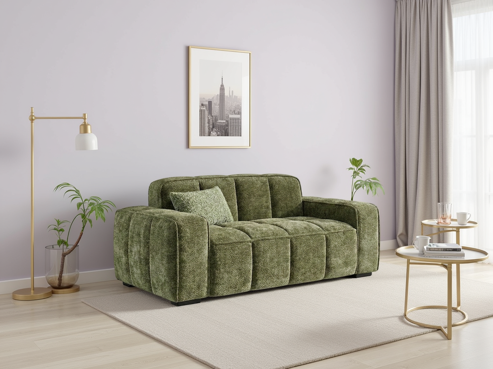 Paris Sofa Olive 2 Seater - Xshowhome