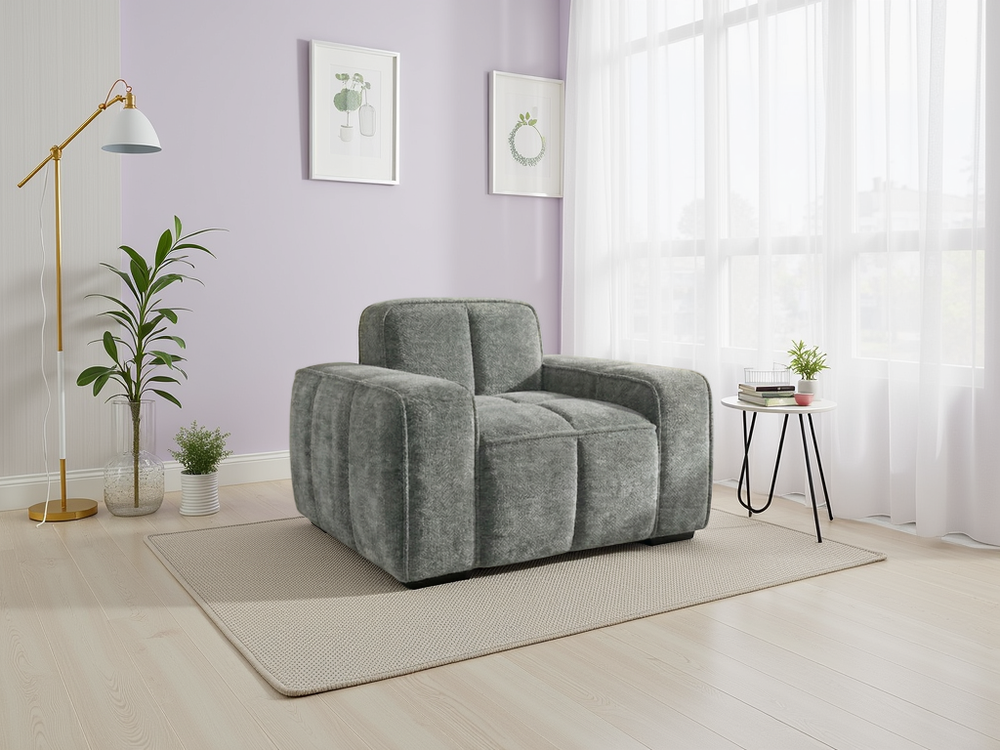 Paris Sofa Grey Armchair - Xshowhome