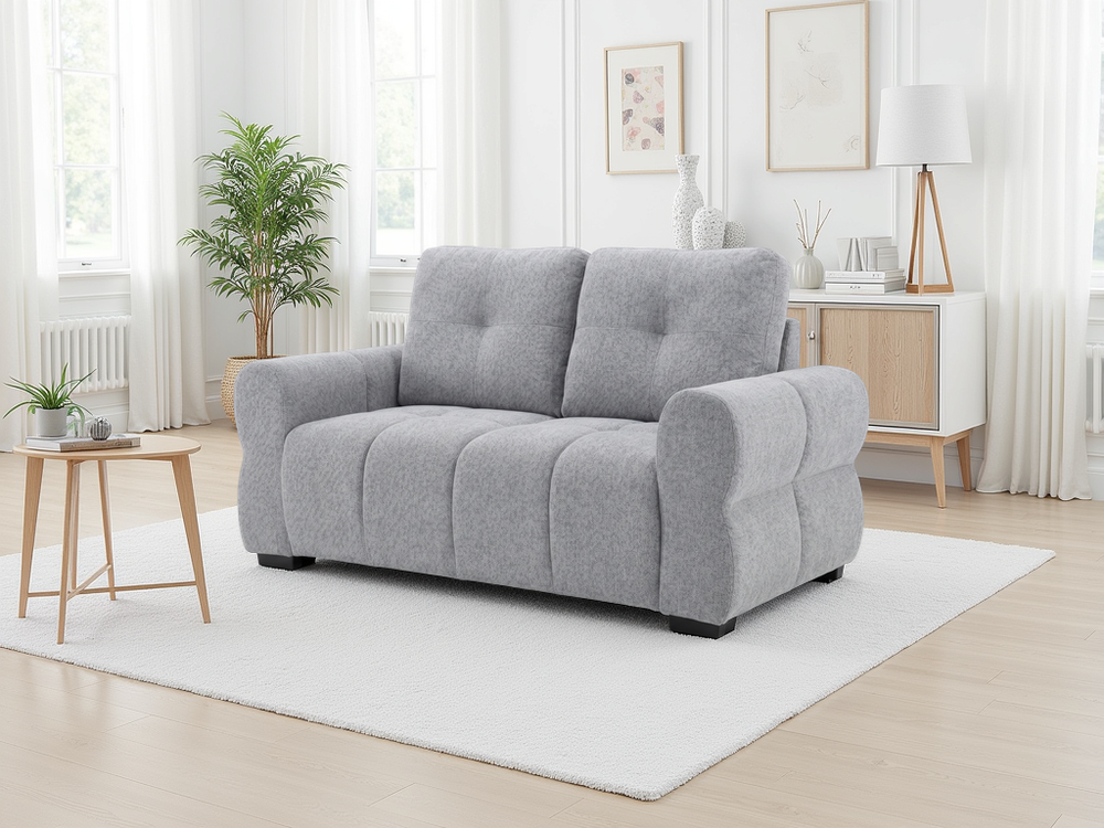 San Marino Sofa Grey 2 Seater - Xshowhome