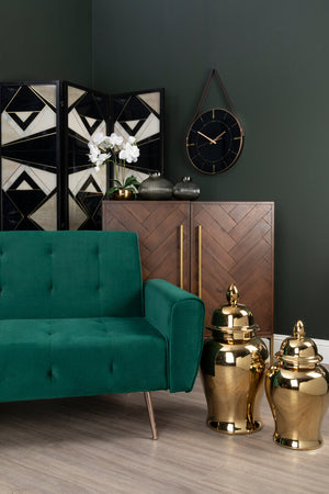 Brando Acacia Wood Effect Drinks Cabinet detail image – Xshowhome furniture