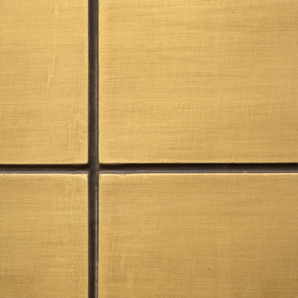 Coffee table Collada brushed gold incl. glass top