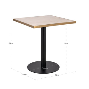 Bistro table Brazza beige