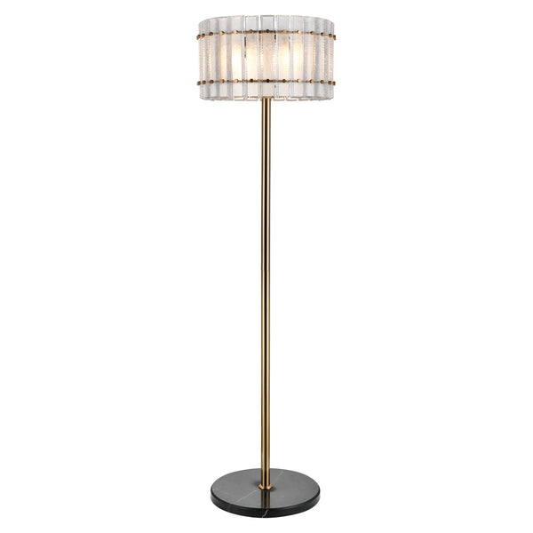 Floor lamp Feline brass antique