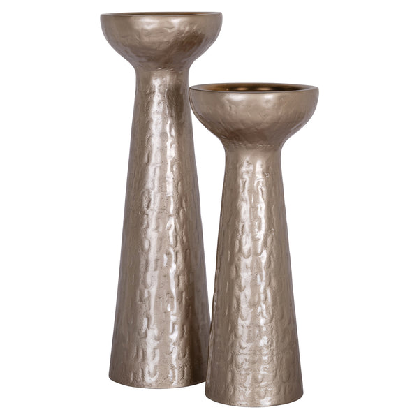 Candle holder Juana beige small