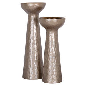 Candle holder Juana beige large