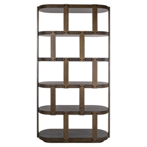Display cabinet Ellington brown