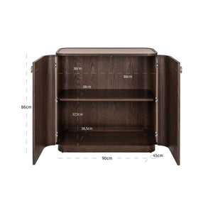 Sideboard Willox brown 2-doors