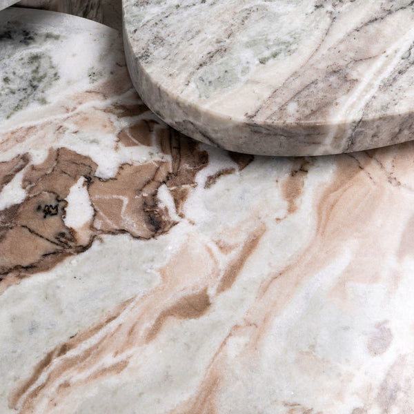 Coffee table Camino Blush beige (Set of 3)