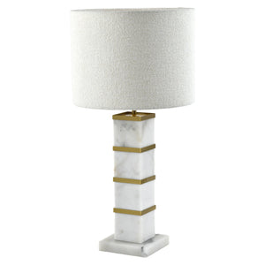 Table lamp Celinae white including lampshade
