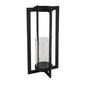 Tall Black Hurricane Lantern