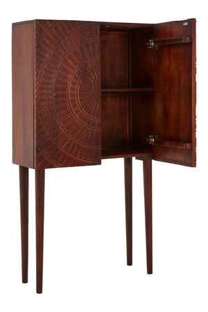 Vence Mango Wood Cabinet detail image – Xshowhome furniture