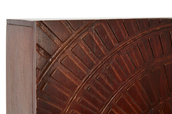 Vence Mango Wood Cabinet detail image – Xshowhome furniture