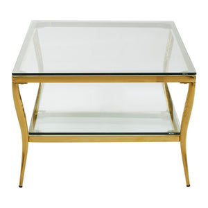 Arezzo Tempered Glass Two Tier Coffee Table – Xshowhome furniture