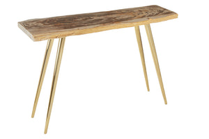 Relic Petrified Wood Console Table detail image – Xshowhome furniture