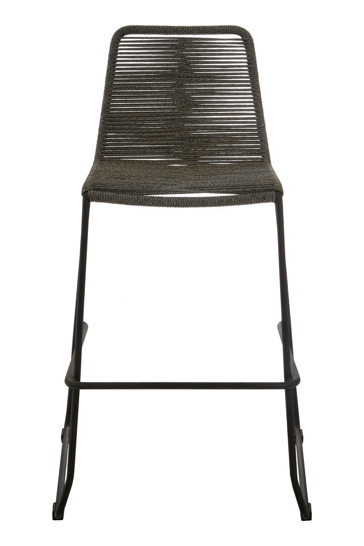 Sisal Grey Rope Bar Chair – Xshowhome furniture