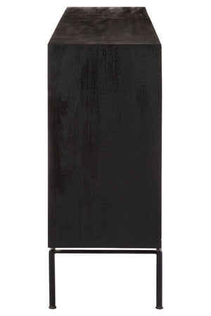 Boho Patterned 2 Door Sideboard with Drawers detail image – Xshowhome furniture