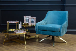 Vita Pink Quartz Side Table detail image – Xshowhome furniture