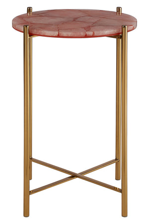Vita Pink Quartz Side Table – Xshowhome furniture