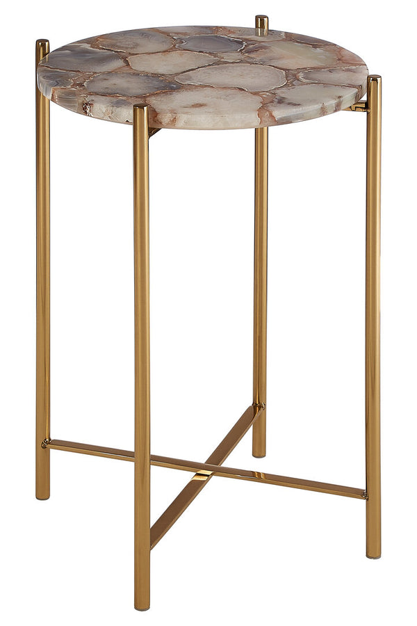 Vita Natural Agate Side Table detail image – Xshowhome furniture
