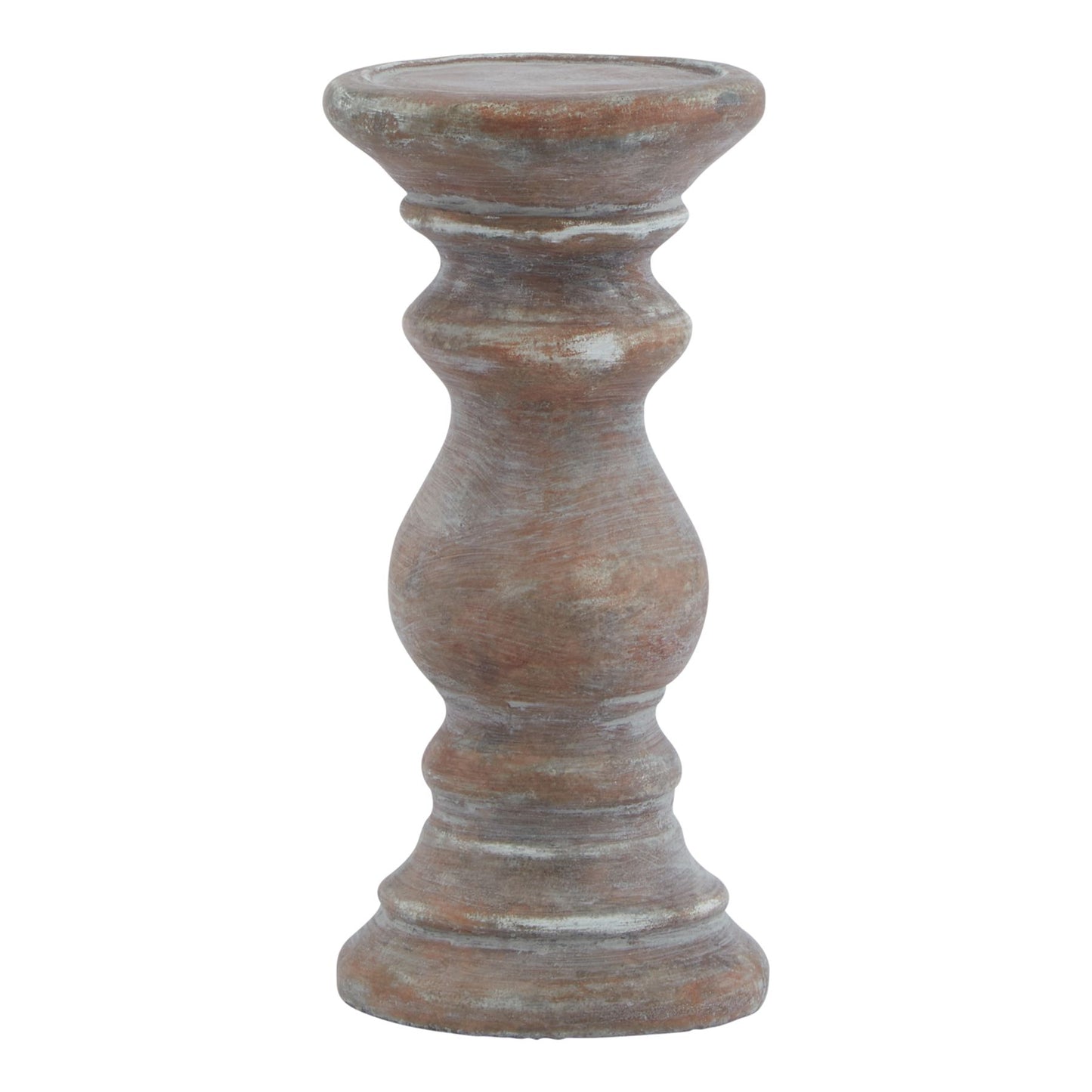 Siena Small Brown Column Candle Holder