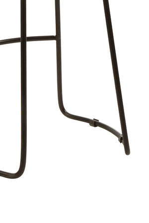 Lyon Oak Wood Bar Stool detail image – Xshowhome furniture