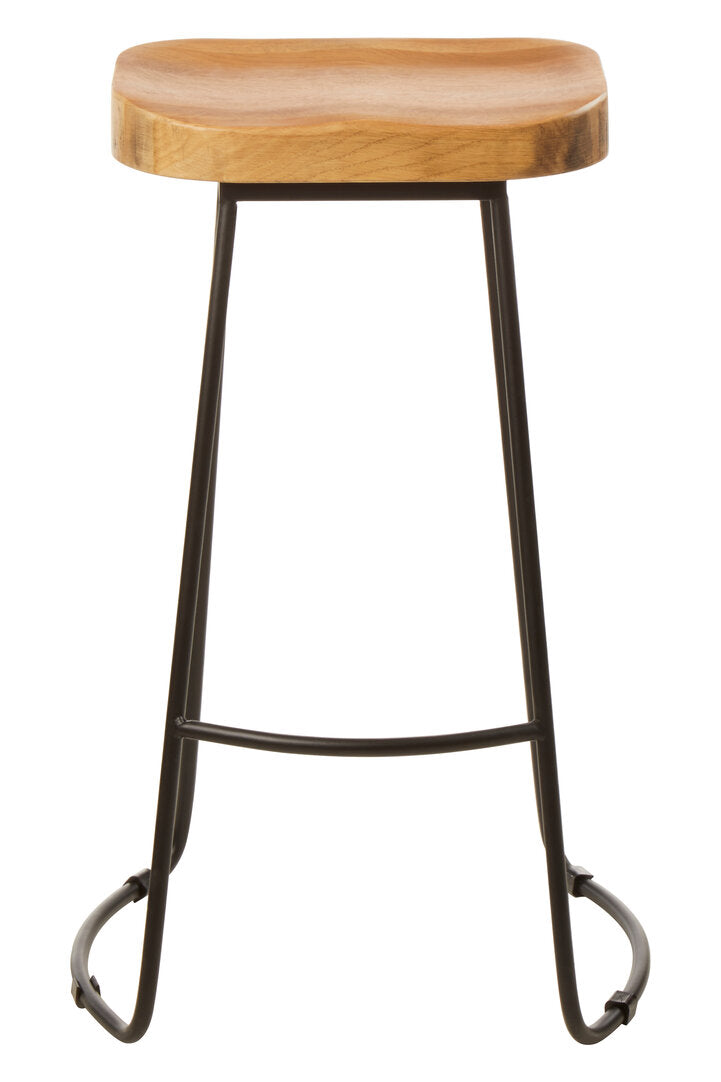Lyon Oak Wood Bar Stool – Xshowhome furniture