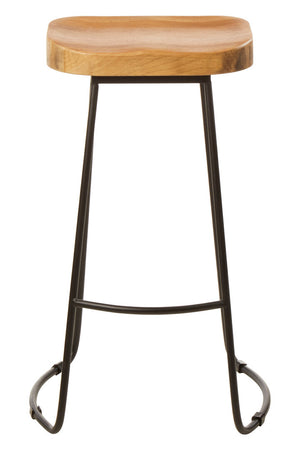 Lyon Oak Wood Bar Stool – Xshowhome furniture