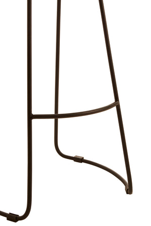 Buffalo Brown Leather Bar Stool detail image – Xshowhome furniture