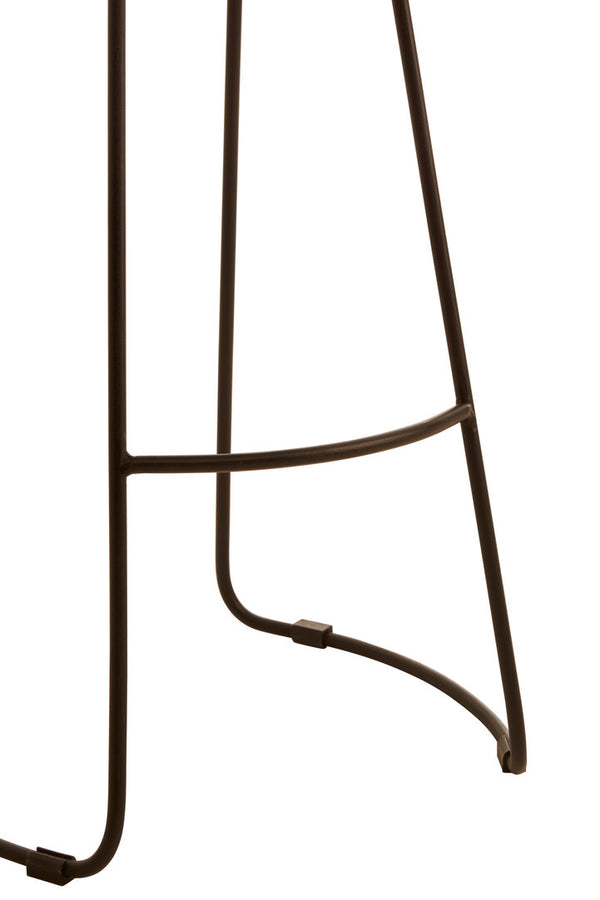 Buffalo Brown Leather Bar Stool detail image – Xshowhome furniture