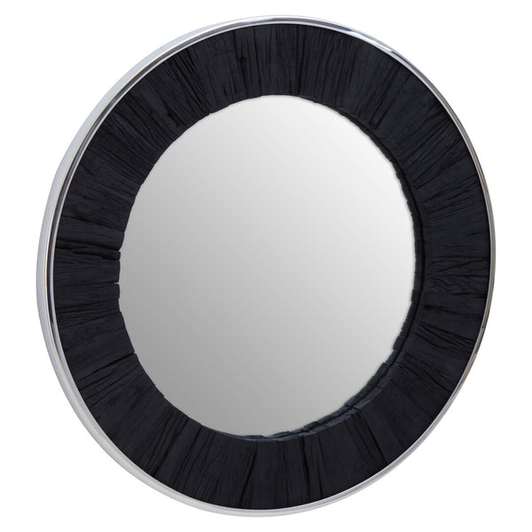 Kerala Black Round Wall Mirror – Xshowhome furniture
