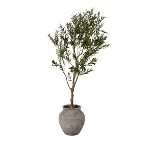Hellenic Extra Large Old Wall Grey Planter Pot — Xshowhome