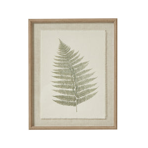 Bracken Art on Texture – Torn Paper with Beaded Frame